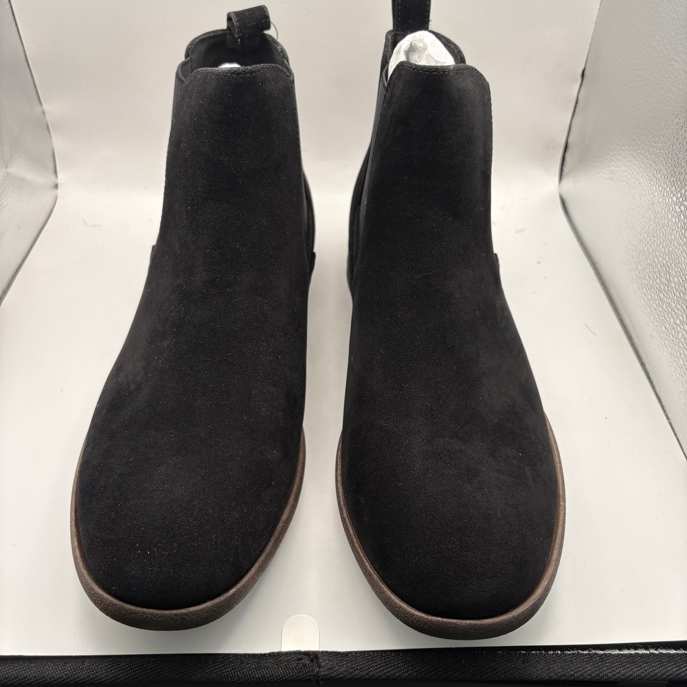Jousen Mens Chelsea Boots Black Suede AMY650A Ankle Boots Size 11 US 45 EUR
